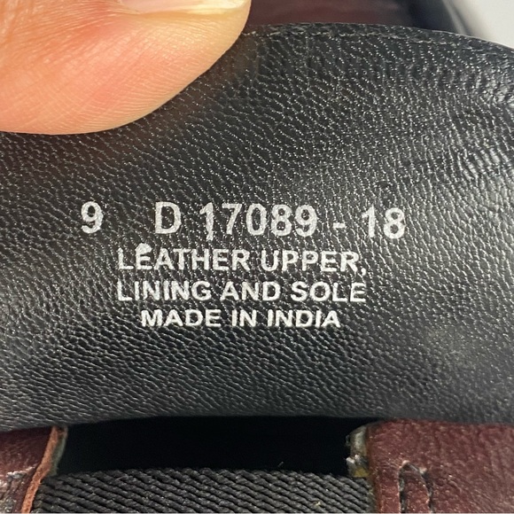 Florsheim Black Cherry Leather Men's Size 9 D Como Loafer Vintage 17089-18 - Picture 11 of 12